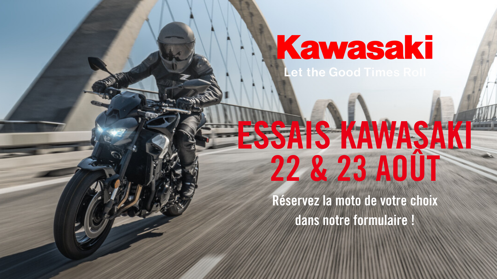 ESSAIS MOTO ROUTE KAWASAKI 22 & 23 AOÛT