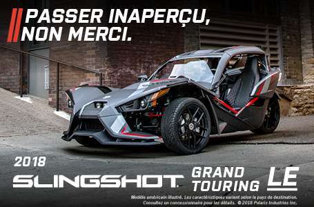 Découvrez le nouveau Polaris Slingshot Grand Touring LE