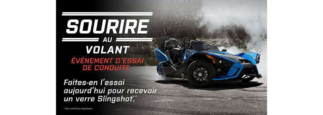 Sourire au volant - Essais routiers Slingshot 