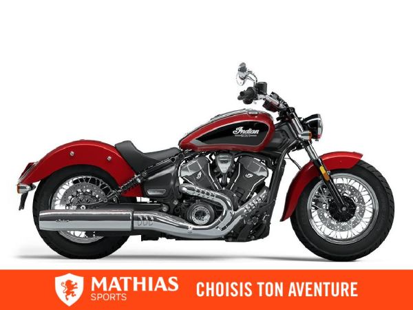  MSU-2025N25SCF76CR_Sunset Red MetallicNeuf INDIAN Scout Classic Limited Tech 2025 a vendre 1