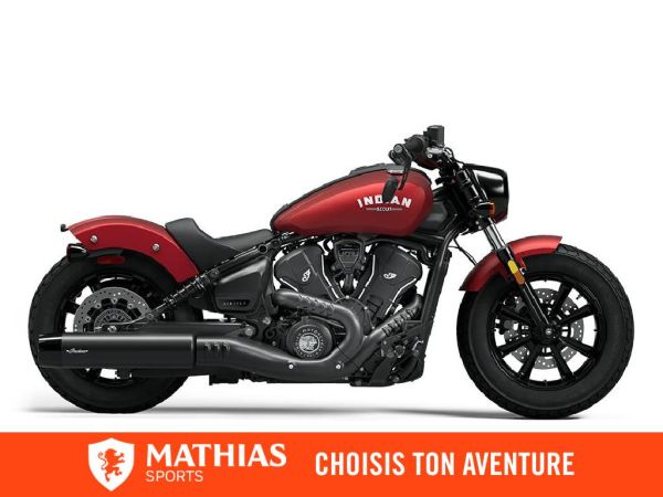  MSU-2025N25SBC76CP_Sunset Red SmokeNeuf INDIAN Scout Bobber Limited 2025 a vendre 1