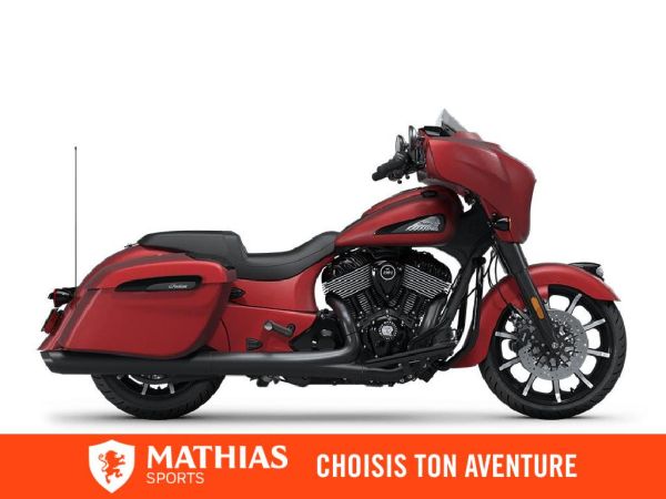 MSU-2025N25TC9BBCK_Sunset Red SmokeNeuf INDIAN Chieftain Dark Horse Audio Package 2025 a vendre 1