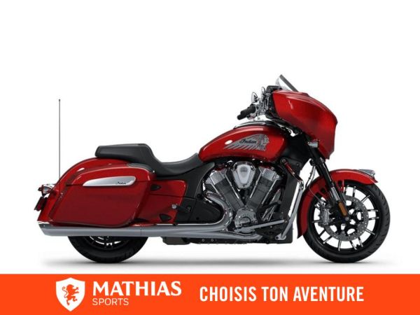 MSU-2025N25LFLRRCA_Sunset Red MetallicNeuf INDIAN Chieftain PowerPlus Limited 108 Audio 2025 a vendre 1