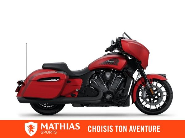 MSU-2025N25LFDRRCA_Sunset Red SmokeNeuf INDIAN Chieftain PowerPlus Dark Horse 108 Audio 2025 a vendre 1