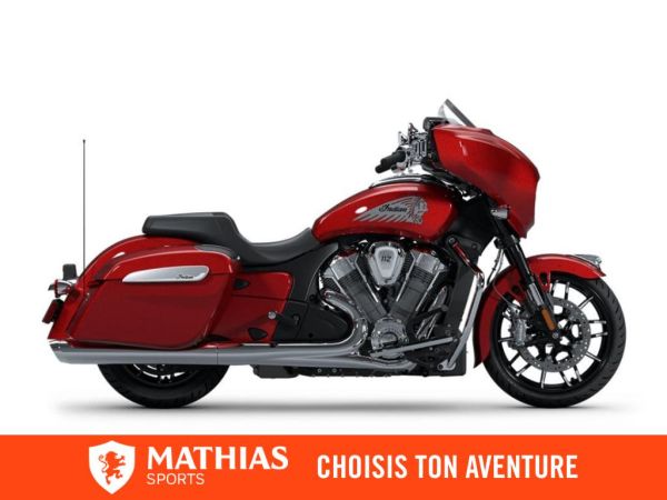 MSU-2025N25LFLSSCA_Sunset Red MetallicNeuf INDIAN Chieftain PowerPlus Limited With 112ci + Rider Assist Package + Audio 2025 a vendre 1