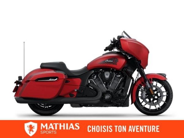 MSU-2025N25LFDSSCA_Sunset Red SmokeNeuf INDIAN Chieftain PowerPlus Dark Horse With 112ci + Rider Assist Package + Audio 2025 a vendre 1