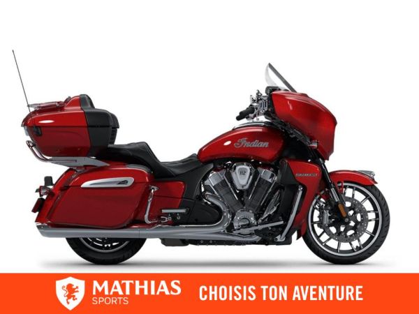 MSU-2025N25LGLSSCA_Sunset Red MetallicNeuf INDIAN Roadmaster PowerPlus Limited With 112ci + Rider Assist Package + Audio 2025 a vendre 1