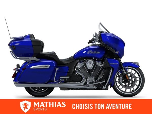 MSU-2025N25LGLSSCA_Spirit Blue MetallicNeuf INDIAN Roadmaster PowerPlus Limited With 112ci + Rider Assist Package + Audio 2025 a vendre 1