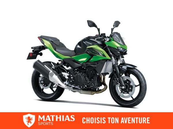  MSU-2026ER500ETFNN_Vert Lime Bonbon / Gris Carbone Métallisé GN1 Neuf KAWASAKI Z500 ABS 2026 a vendre 1