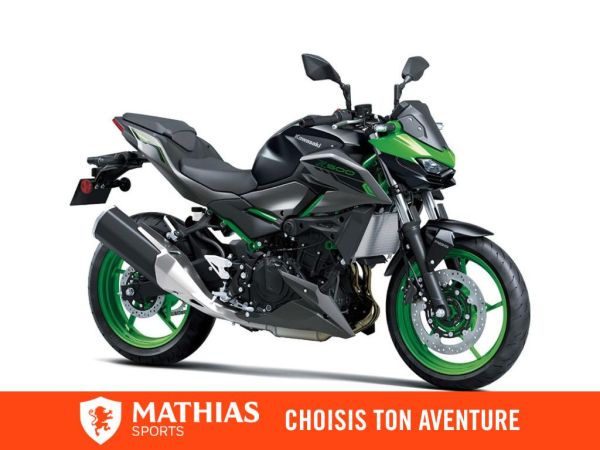  MSU-2026ER500FTFAN_Ébène / Gris Carbone Métallisé BK2 Neuf KAWASAKI Z500 SE ABS 2026 a vendre 1