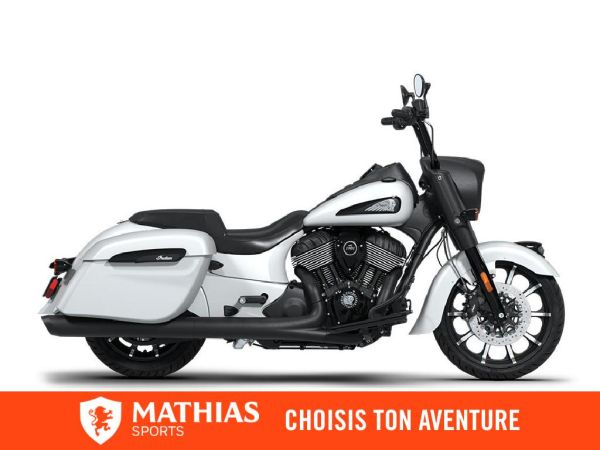  MSU-2026N26TJDBBCL_Ghost White Metallic SmokeNeuf INDIAN Springfield Dark Horse 2026 a vendre 1