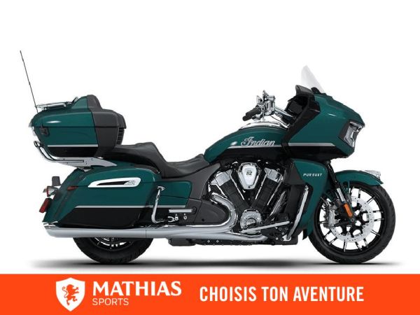  MSU-2026N26LD6SSC4_Cascade Green / Black MetallicNeuf INDIAN Pursuit Limited + 112 & Audio Package 2026 a vendre 1