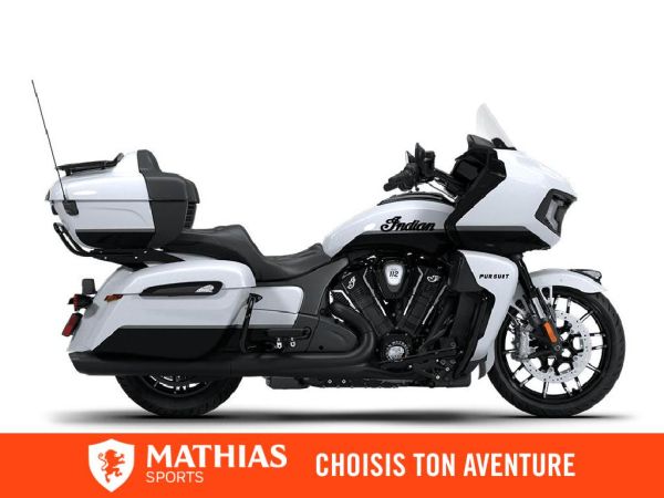MSU-2026N26LDVSSC3_Ghost White Metal/Black MetalNeuf INDIAN Pursuit Dark Horse + 112 Package 2026 a vendre 1