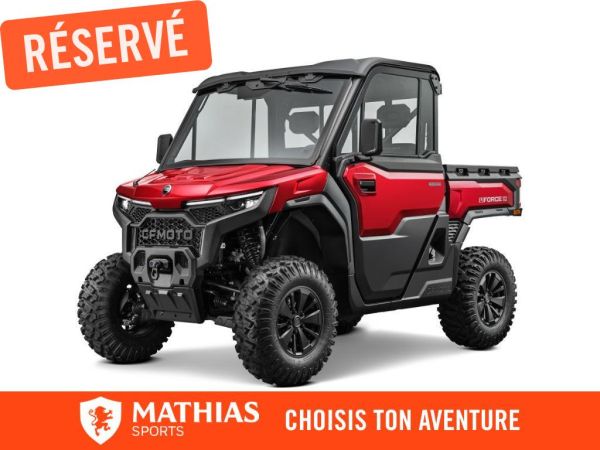 MSU-2025UFORCEU1PH_ROUGENeuf CF MOTO UFORCE U10 Pro Highland 2025 a vendre 1