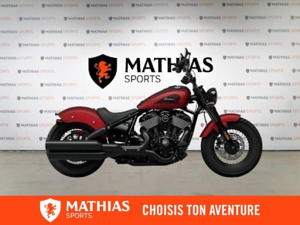  MSU-2024N24DLDBHCK_Sunset Red SmokeNeuf INDIAN Chief Bobber Dark Horse 2024 a vendre 1