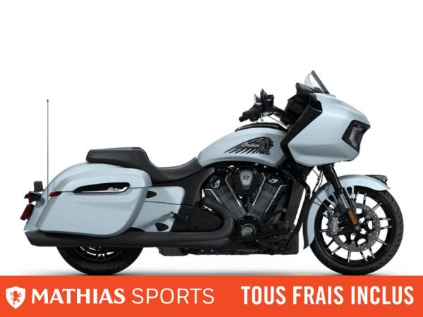  MSU-2025N25LCDSSC_Frost Silver SmokeNeuf INDIAN Challenger Dark Horse With 112ci + Rider Assist Package 2025 a vendre 1