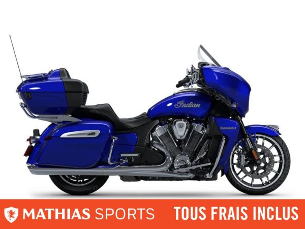  MSU-2025N25LGLSSCA_Spirit Blue MetallicNeuf INDIAN Roadmaster PowerPlus Limited With 112ci + Rider Assist Package + Audio 2025 a vendre 1