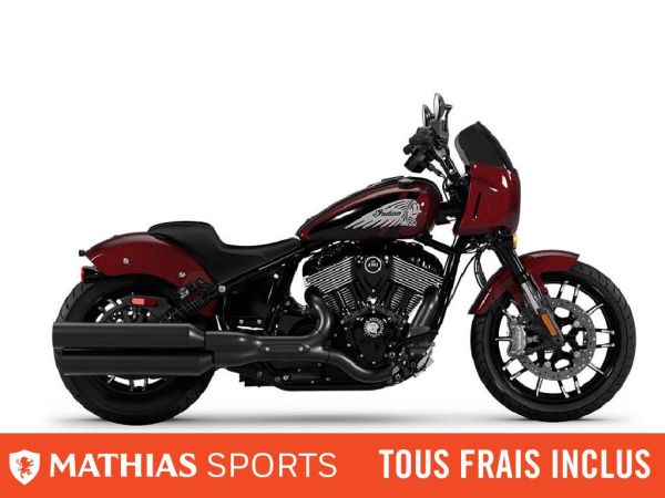  MSU-2025N25DSDBHCE_Maroon MetallicNeuf INDIAN Sport Chief 2025 a vendre 1