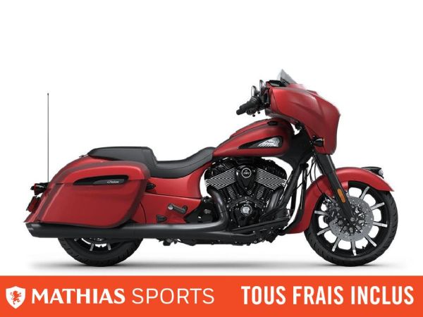  MSU-2025N25TCDBBCK_Sunset Red SmokeNeuf INDIAN Chieftain Dark Horse 2025 a vendre 1