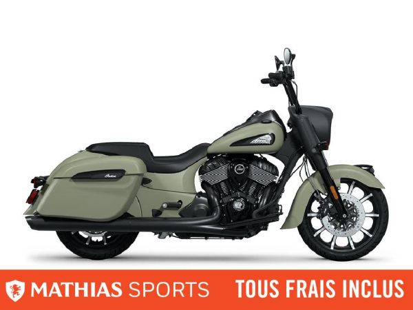  MSU-2025N25TJDBBCJ_Moss Green SmokeNeuf INDIAN Springfield Dark Horse 2025 a vendre 1