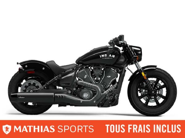  MSU-2025N25SBF76CA_Black MetallicNeuf INDIAN Scout Bobber Limited Tech 2025 a vendre 1