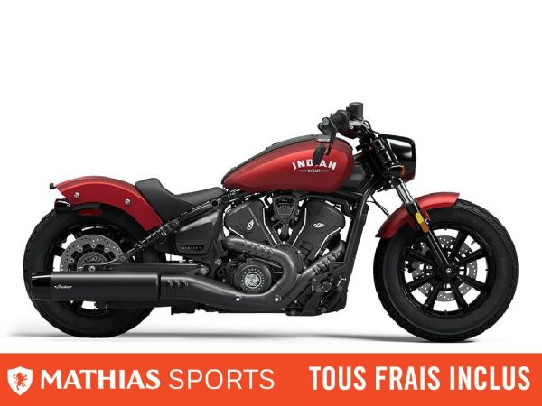  MSU-2025N25SBF76CP_Sunset Red SmokeNeuf INDIAN Scout Bobber Limited Tech 2025 a vendre 1