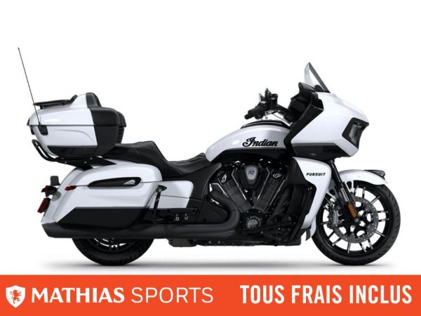  MSU-2025N25LDDSSC_Black Metallic Vivid Crystal w/ Ghost WhiteNeuf INDIAN Pursuit Dark Horse With 112ci + Rider Assist Package 2025 a vendre 1