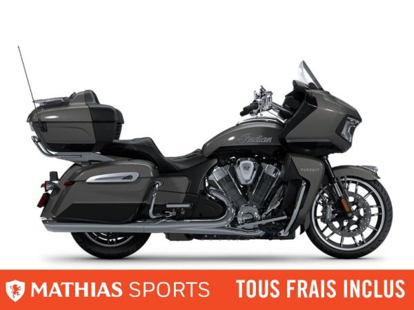  MSU-2025N25LDLSSCA_Black Metallic w/ Heavy MetalNeuf INDIAN Pursuit Limited With 112ci + Rider Assist Package + Audio 2025 a vendre 1