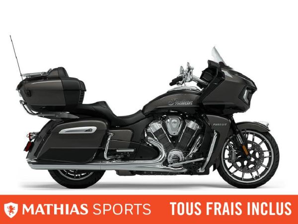  MSU-2024N24LDGRRC1_Titanium et Black MetallicNeuf INDIAN Pursuit Limited 2024 a vendre 1