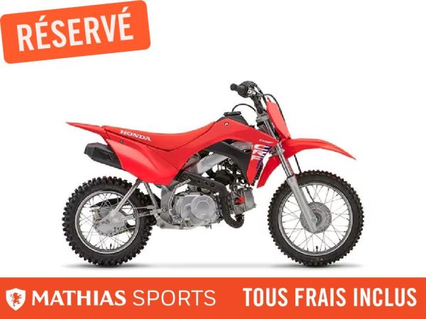  MSU-2025CRF110FS_ROUGENeuf HONDA <p>CRF110F</p> 2025 a vendre 1