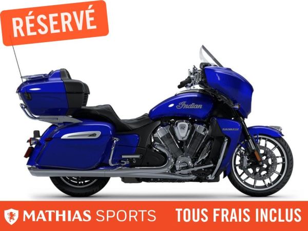  MSU-2025N25LGLSSC_Spirit Blue MetallicNeuf INDIAN Roadmaster PowerPlus Limited With 112ci + Rider Assist Package 2025 a vendre 1