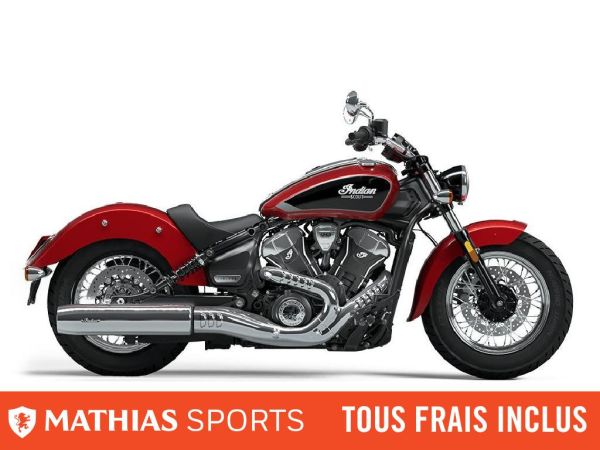  MSU-2025N25SCF76CR_Sunset Red MetallicNeuf INDIAN Scout Classic Limited Tech 2025 a vendre 1