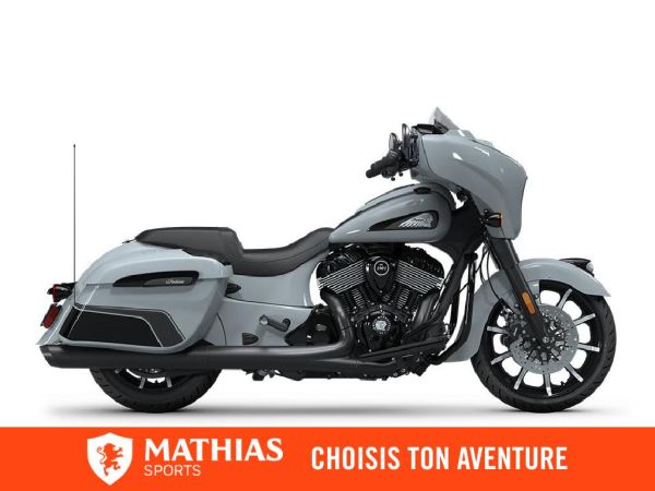  MSU-2025N25TC9BBCM_Storm Gray/GraphicsNeuf INDIAN Chieftain Dark Horse Audio Package 2025 a vendre 1