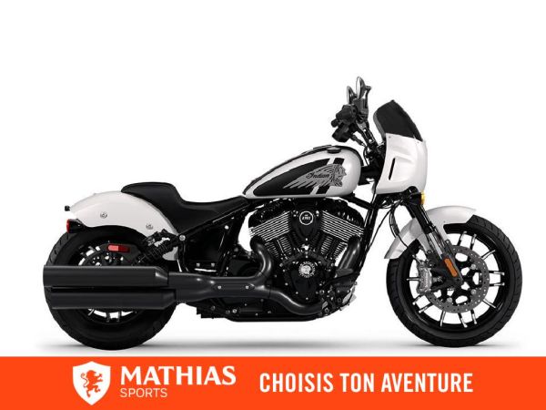  MSU-2025N25DSDBHCP_Ghost White Metallic SmokeNeuf INDIAN Sport Chief 2025 a vendre 1