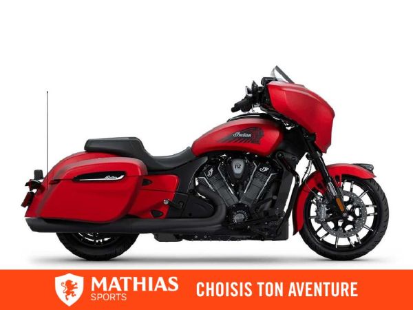  MSU-2025N25LFDSSC_Sunset Red SmokeNeuf INDIAN Chieftain PowerPlus Dark Horse With 112ci + Rider Assist Package 2025 a vendre 1