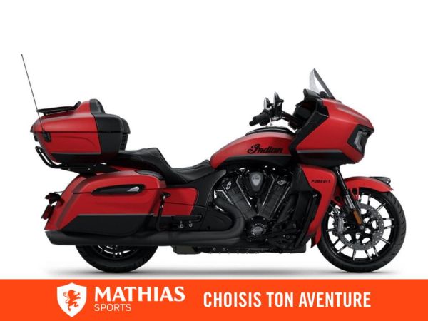  MSU-2025N25LDDRRCA_Black Smoke w/ Sunset Red SmokeNeuf INDIAN Pursuit Dark Horse Audio 2025 a vendre 1