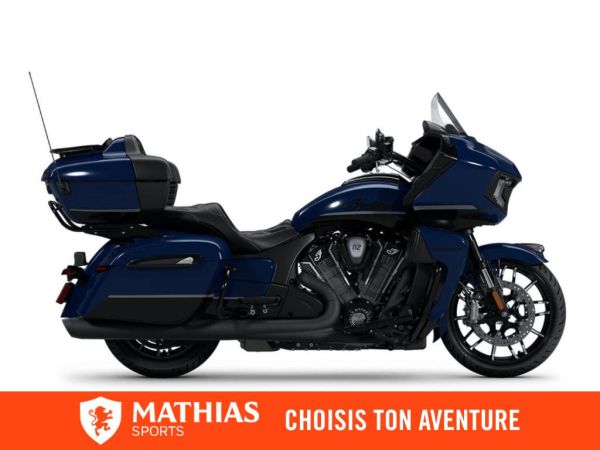  MSU-2025N25LDDSSC_Black Metallic Vivid Crystal w/ Springfield BlueNeuf INDIAN Pursuit Dark Horse With 112ci + Rider Assist Package 2025 a vendre 1