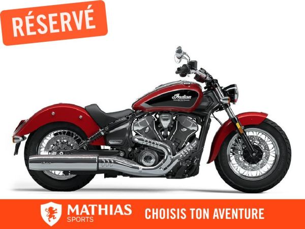  MSU-2025N25SCF76CR_Sunset Red MetallicNeuf INDIAN Scout Classic Limited Tech 2025 a vendre 1