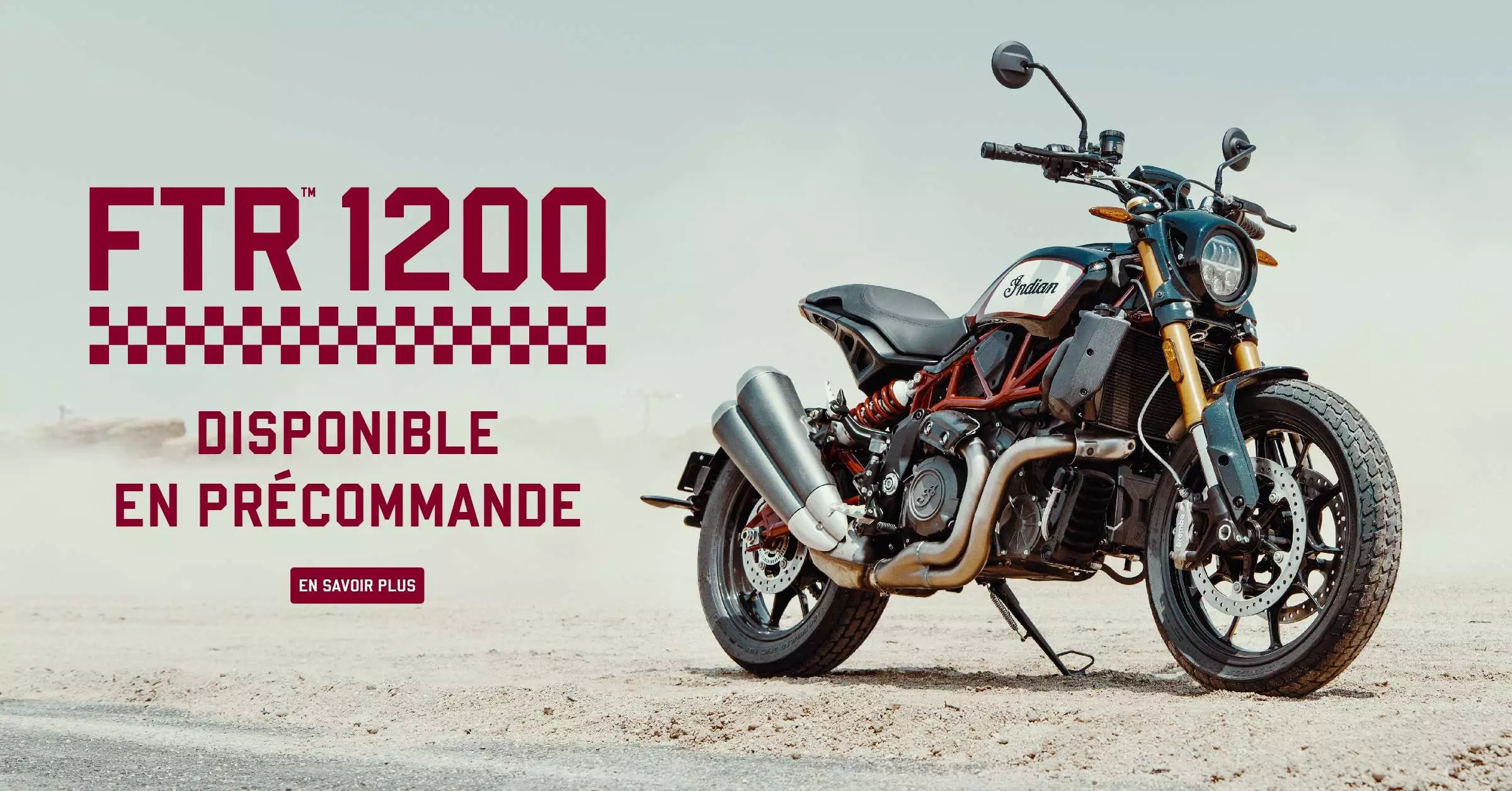 FTR 1200 d'Indian Motorcycle: une pure merveille