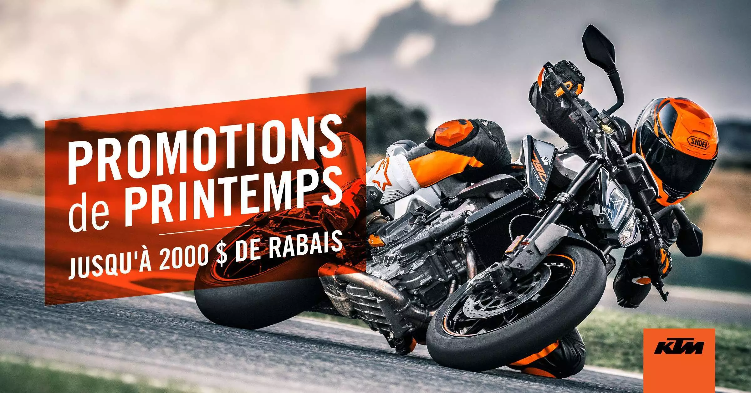 Promotions de printemps sur les motos de route KTM!