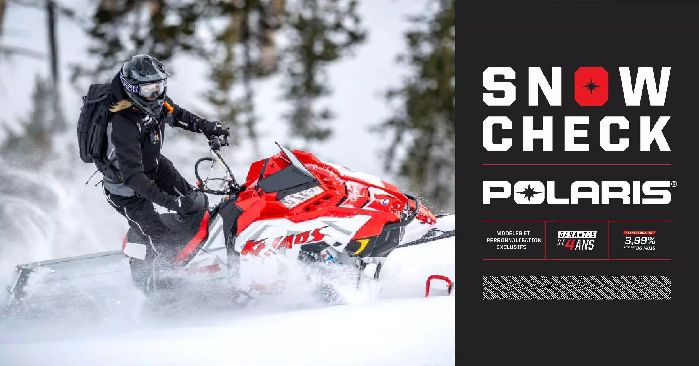 Choisissez votre motoneige Polaris SnowCheck 2020 !