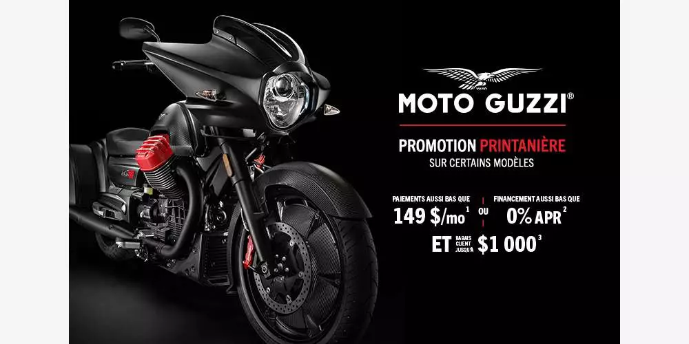 Moto Guzzi: promotion printanière
