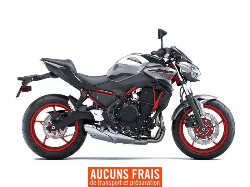 MSU-2023ER650NPSAN_Argent Neuf KAWASAKI Z650 2023 a vendre 1