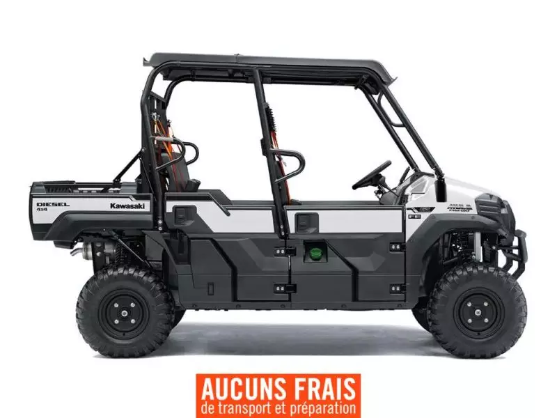 MSU-2024KDT1000CRF_Blanc Neuf KAWASAKI MULE PRO-DXT FE 2024 a vendre 1