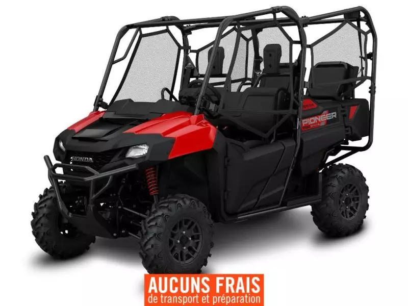 MSU-2024SXS7M4DR_Rouge Neuf HONDA Pioneer 700 4P Deluxe 2024 a vendre 1