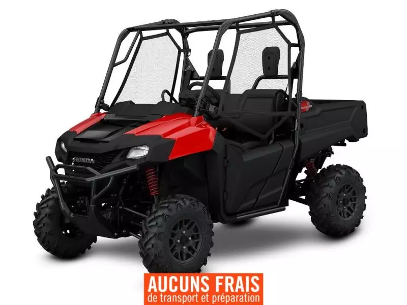 MSU-2024SXS7M2DR_Rouge Neuf HONDA Pioneer 700 2P Deluxe 2024 a vendre 1