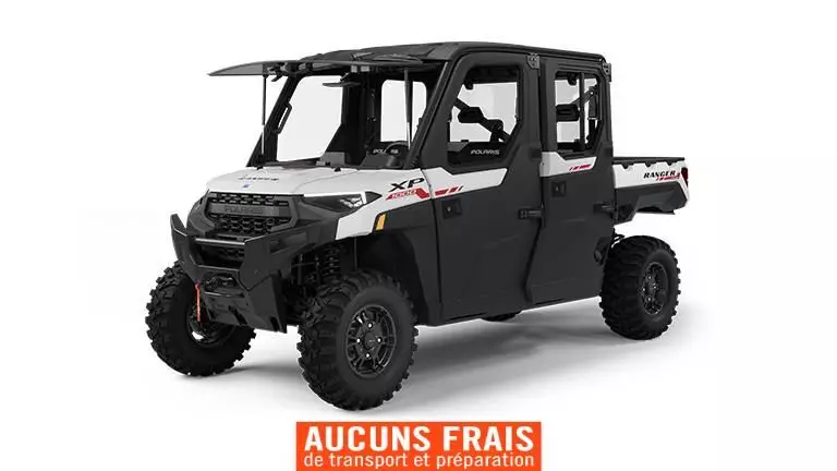 MSU-2025R25RSV99AC_Blanc Neuf POLARIS Ranger Crew XP 1000 NorthStar Trail Boss 2025 a vendre 1