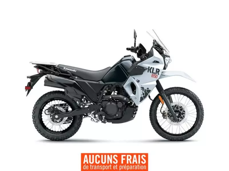  MSU-2024KL650GRFNN_BlancNeuf KAWASAKI KLR650 Non-ABS 2024 a vendre 1