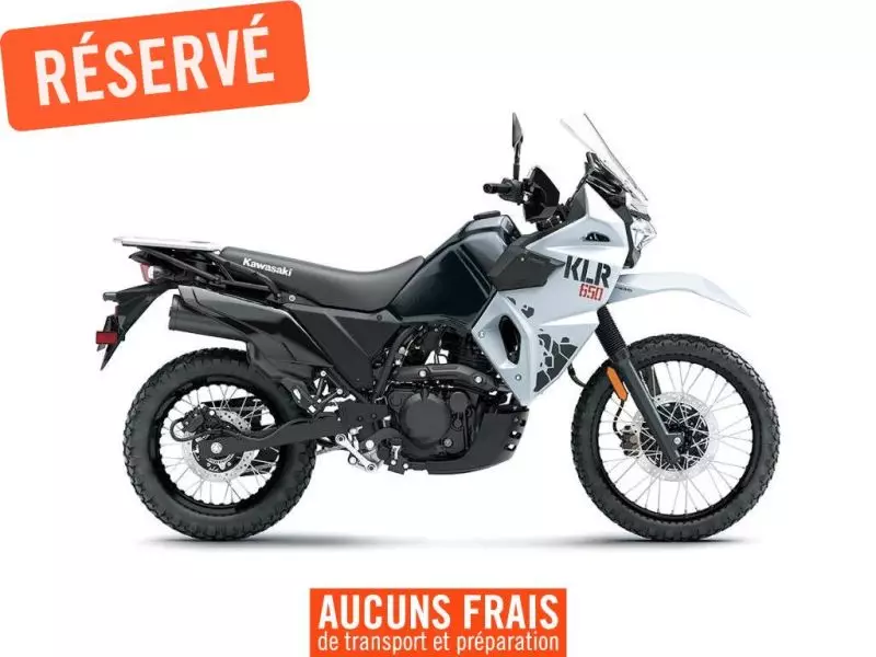  MSU-2024KL650FRFNN_BLANCNeuf KAWASAKI KLR650 2024 a vendre 1