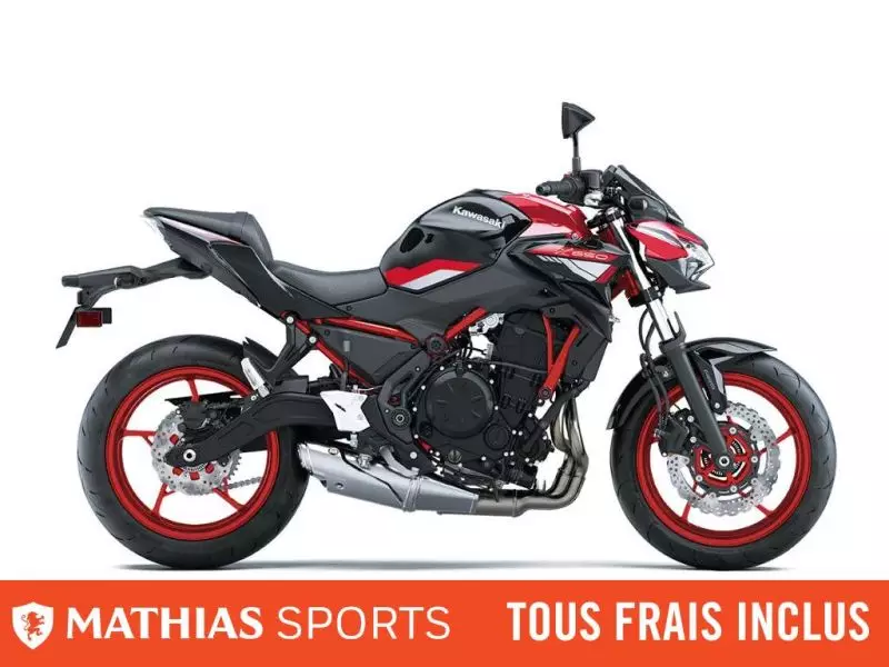  MSU-2024ER650NRFAN_ROUGENeuf KAWASAKI Z650 2024 a vendre 1